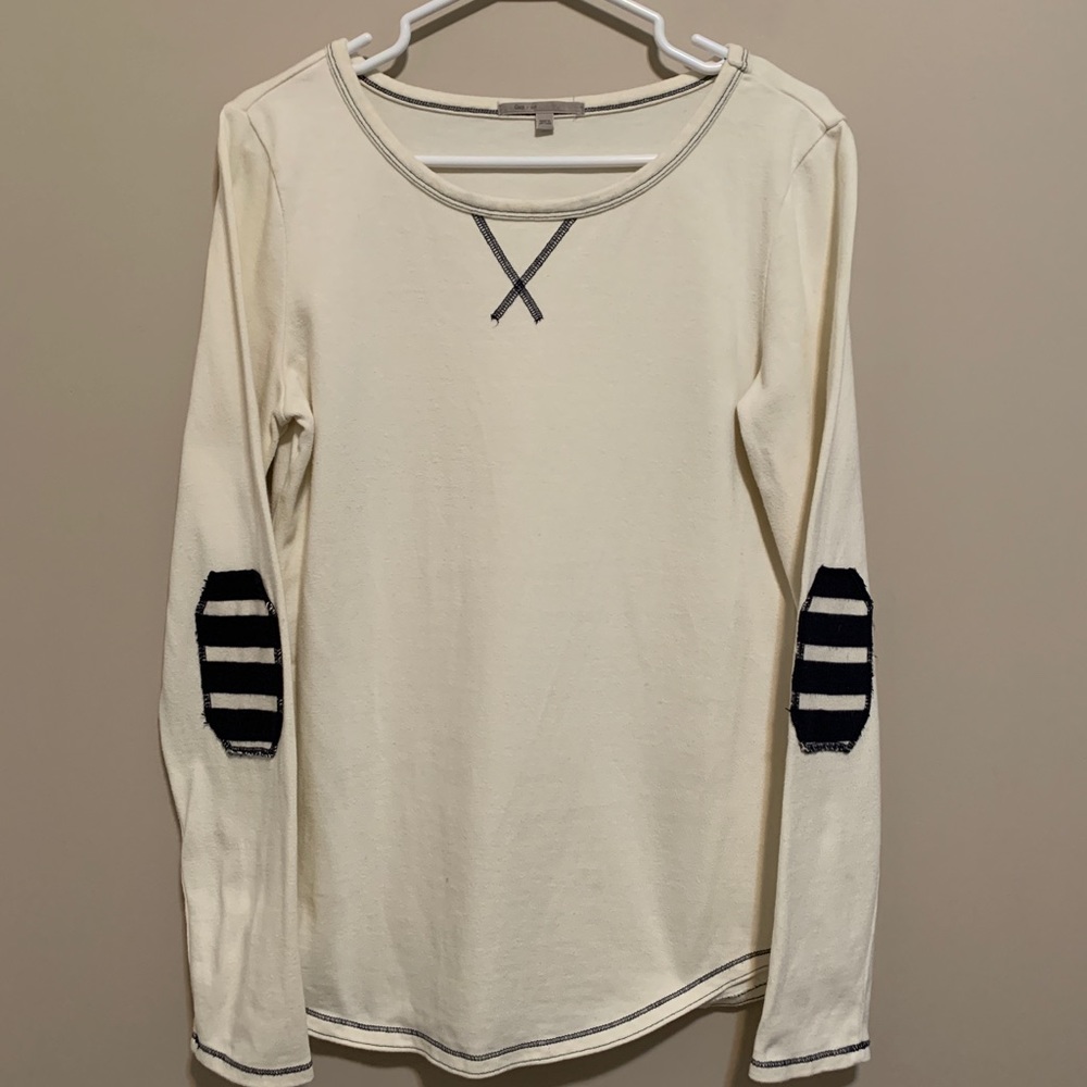 Gap long-sleeved shirt with elbow patches, size small